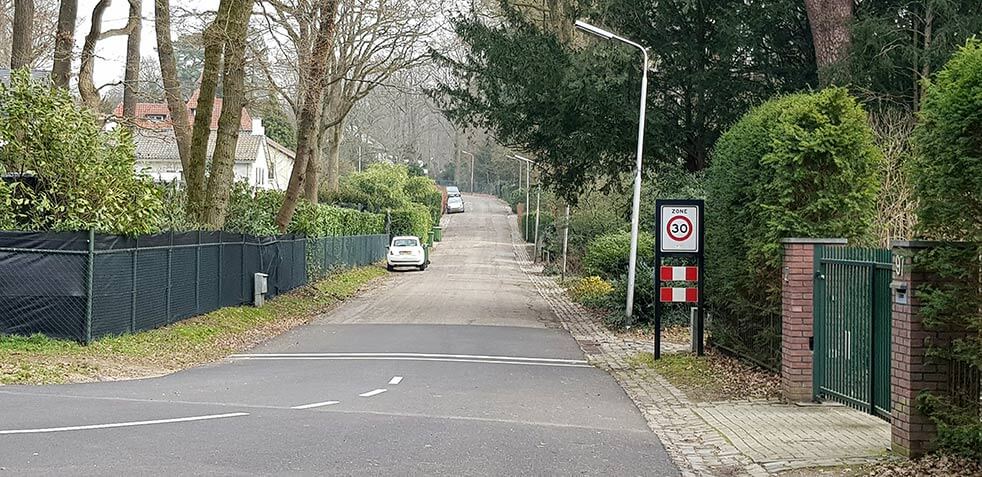 De Theresiaweg: het tweede stukje stijging van de klim