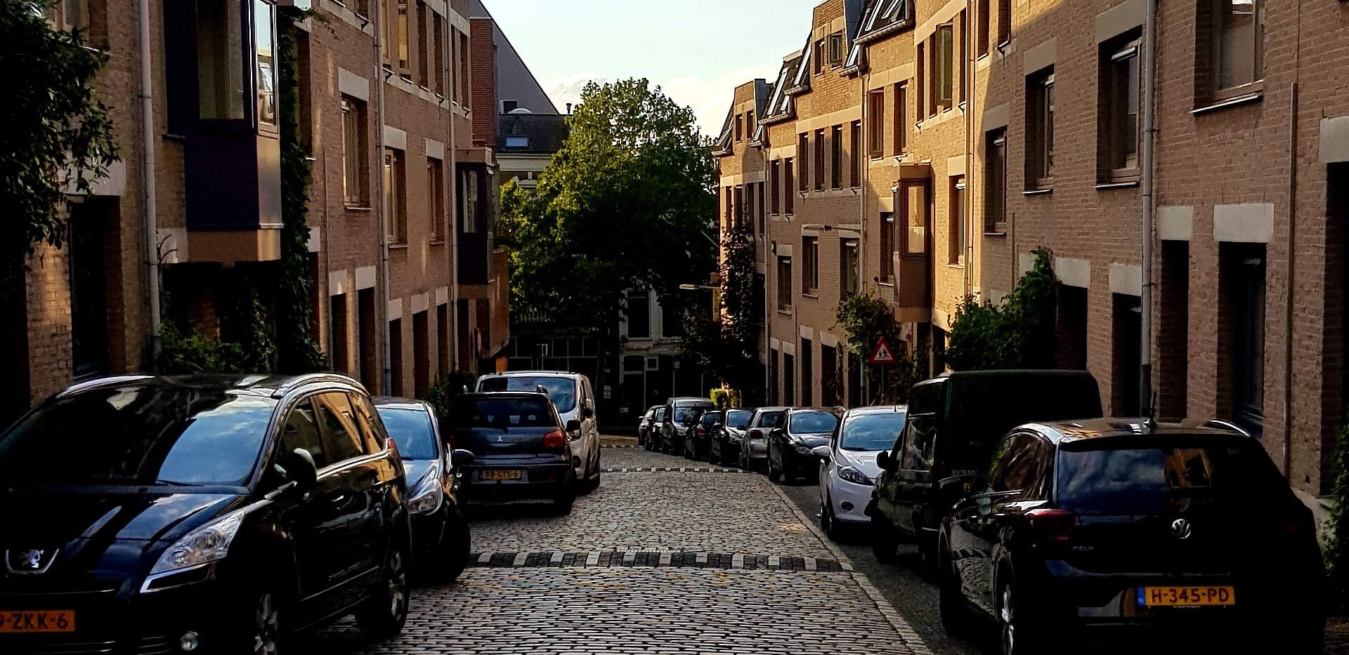 Het tweede en zwaarste gedeelte van de klim op de Smidstraat