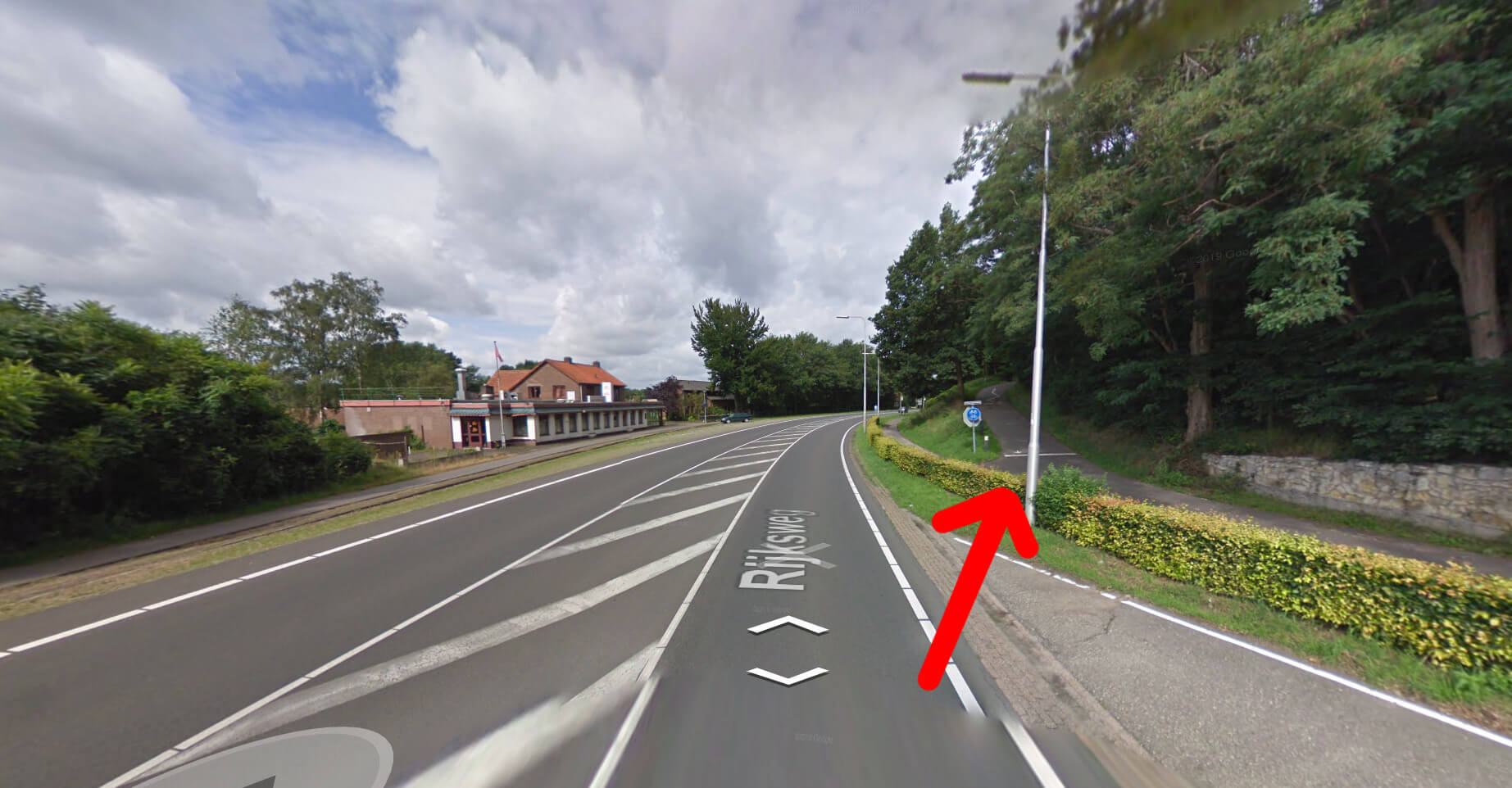 De start van de Zevendalseweg